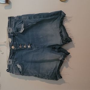 Girls plus Jean shorts